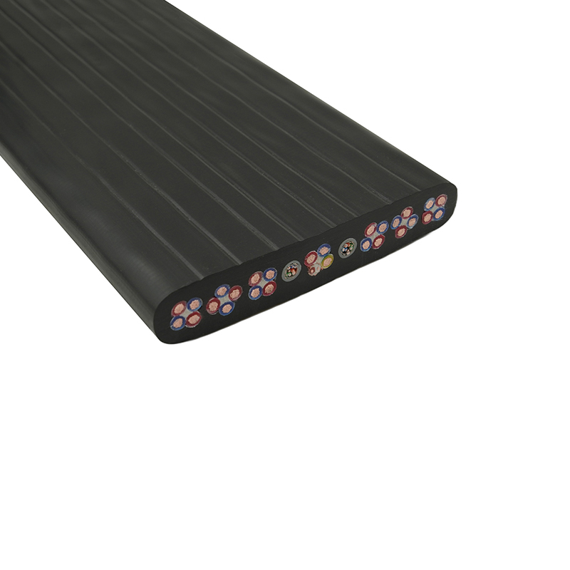 Cavo piatto di controllo integrato per illuminazione scenica