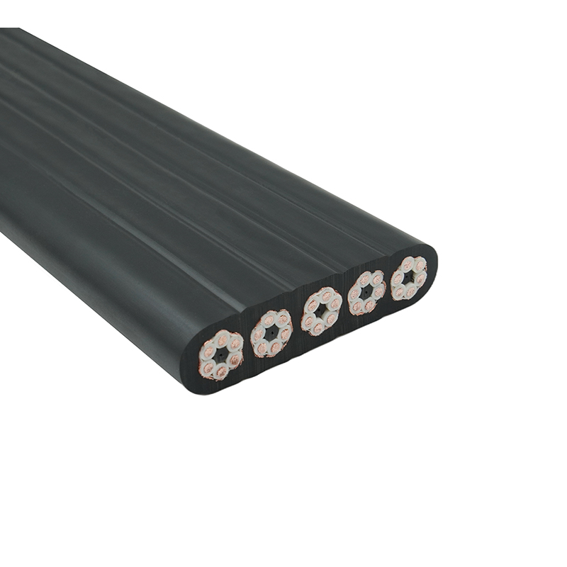 Cavo piatto da viaggio per gru schermato con guaina composta