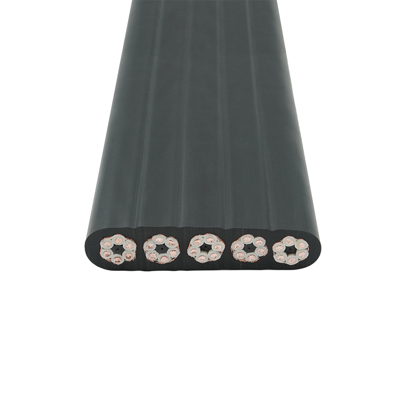 Cavo piatto da viaggio per gru schermato con guaina composta