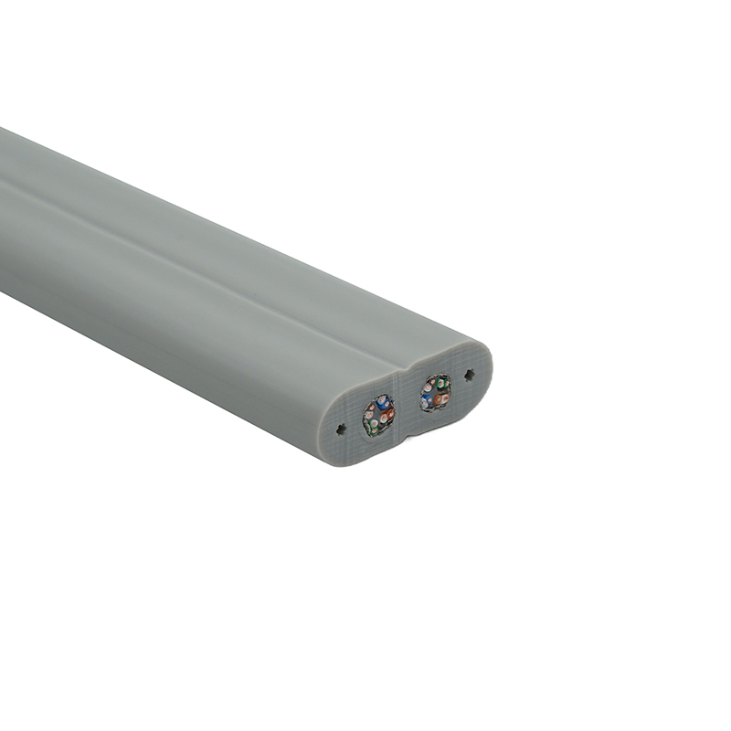 Cavo piatto per ascensore con filo di acciaio e 2 cavi patch Cat6