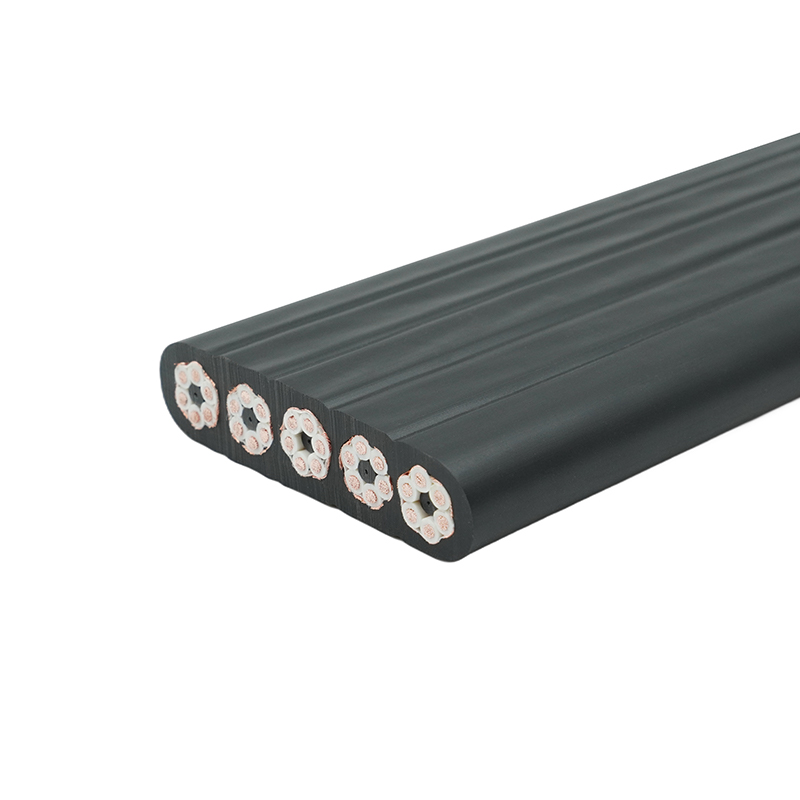 Cavo piatto da viaggio per gru schermato con guaina composta