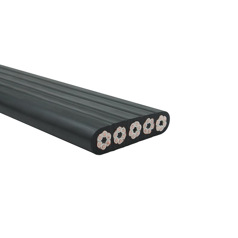 Cavo piatto da viaggio per gru schermato con guaina composta