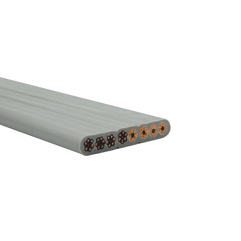 Cavo piatto per elevatore con guaina in PVC isolato in PVC con anima in rame