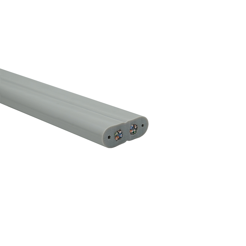 Cavo piatto per ascensore con filo di acciaio e 2 cavi patch Cat6