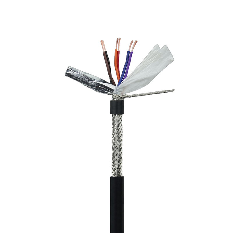 Cavo per catena portacavi schermato a doppino intrecciato ad alta flessibilità